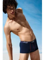 Pánské boxerky Start Hipster C2P box - BLUE - DARK COMBINATION - tm.modrá-vínová M008 - SLOGGI Pánské boxerky Start Hipster C2P box - BLUE - DARK COMBINATION - tm.modrá-vínová M008 - SLOGGI