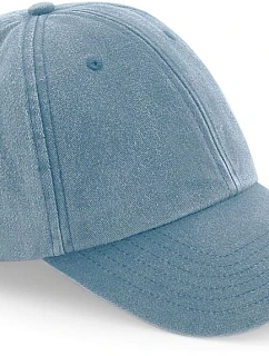 Beechfield B 655 6 panelová nízkoprofil kšiltovka "Vintage" 53.0655 vintage light denim