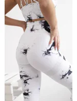 Fitness set top+ legíny push up bílý Fitness set top+ legíny push up bílý