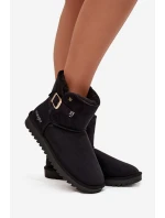 Dámské Sněhule S Přezkou Wrangler 20253091.25Y Černé Dámské Sněhule S Přezkou Wrangler 20253091.25Y Černé