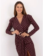 Šaty IT SK 21625 3.27 bordó