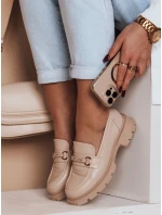 Dámské béžové mokasíny MNIMNI FashionStreet ZY0659 Dámské béžové mokasíny MNIMNI FashionStreet ZY0659