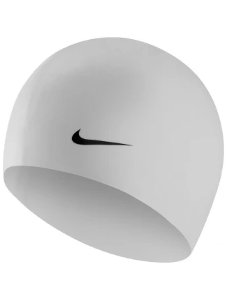 Nike Os Solid W M 93060-100 bílá plavecká čepice