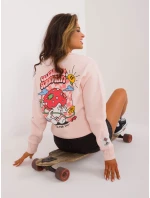 Halenka D10600T02568D světle růžová Halenka D10600T02568D světle růžová