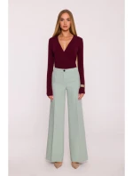 M875 Kalhoty se širokými nohavicemi - mátové