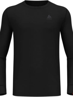 Odlo BL TOP tričko s výstřihem l/s MERINO 200 velikost M Black