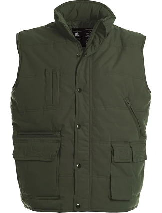B&C Bodywarmer Explorer Vesta 01.0880 olive