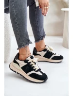 Zateplené dámské kožené sneakersy Big Star OO274A318 HI-POLY SYSTEM černé