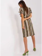 Šaty LK SK 507468 1.20P khaki Šaty LK SK 507468 1.20P khaki