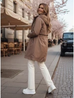 Dámská přechodná bunda parka FERISSA khaki FashionStreet TY4873