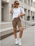 Dámské sportovní cyklistické kraťasy, hnědé, FashionStreet SY0566 Dámské sportovní cyklistické kraťasy, hnědé, FashionStreet SY0566