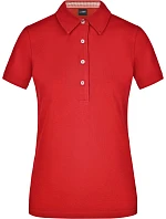Daiber JN 969 Dámské piqué polo "Plain" 02.0969 red/red/white