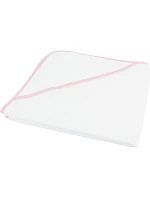 Kariban K 124 Dětská osuška 20.K124 white/pink Kariban K 124 Dětská osuška 20.K124 white/pink