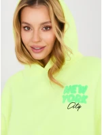 Mikina MJ BL H2587.82 fluo žlutá