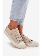 Dámské Textilní Tenisky Big Star RR274767 Béžové
