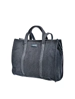 Kabelka na zip typu shopper Big Star RR574072 grafitová