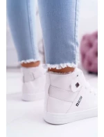 Dámské zateplené tenisky Big Star – bílé