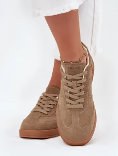 Dámské semišové tenisky Big Star HI-POLY SYSTEM – béžové