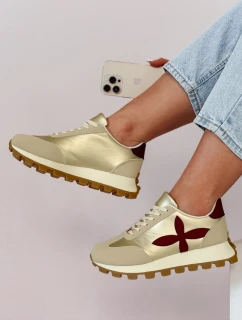 Dámské sportovní tenisky FLEXIMOT burgundy FashionStreet ZY0904