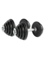 VIRTUFIT NASTAVITELNÁ ČINKA PRO SET - SADA ČINEK - LITINA - 1 X 15 KG