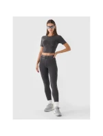 Crop top slim smooth dámský 4F 4FRAW24TTSHF2581-20S Crop top slim smooth dámský 4F 4FRAW24TTSHF2581-20S