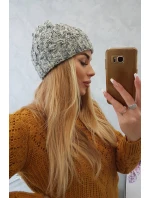 Dámská čepice Eliza K205 grey+violet