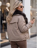 Dámská zimní bunda s odnímatelným límcem Fango FashionStreet TY5913 Dámská zimní bunda s odnímatelným límcem Fango FashionStreet TY5913