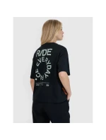 Dámské tričko oversize s potiskem 4F 4FWSS25TTSHF1993-20S