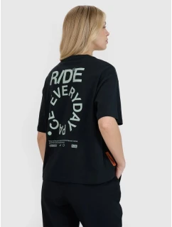 Dámské tričko oversize s potiskem 4F 4FWSS25TTSHF1993-20S