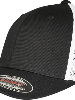 Flexfit 6511RM 6 panelová Trucker kšiltovka "Recycled" 55.11RM black/white