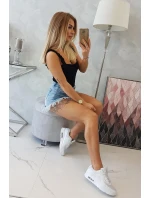 Body bez ramínek černé Body bez ramínek černé