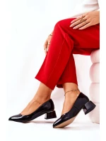 Lakované lodičky Lewski 3118 Černé Lakované lodičky Lewski 3118 Černé