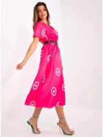 DHJ SK 17260 šaty.90 tmavě růžová