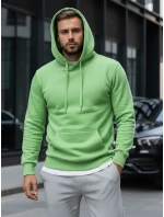 Pánská mikina s kapucí mint FashionStreet BX5082