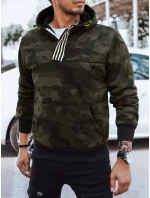 Pánská mikina moro zelená FashionStreet BX5615