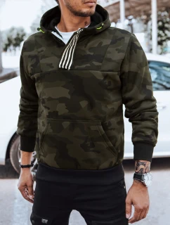 Pánská mikina moro zelená FashionStreet BX5615