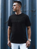 Pánské tričko s potiskem černé FashionStreet RX5511