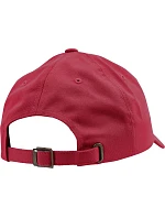 Flexfit 6245CM 6 panelová bavlněná keprová kšiltovka 55.6245 cranberry