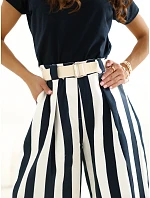 IT kalhoty SP 976981.30 tmavě modrá a bílá