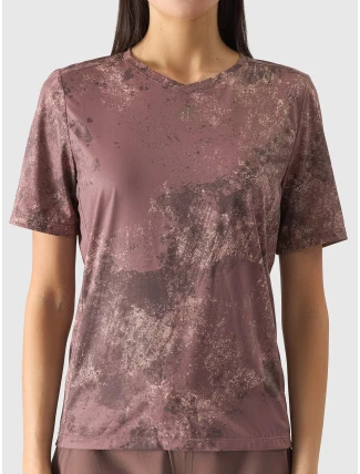 Dámské rychleschnoucí cyklistické triko 4F - růžové Dámské rychleschnoucí cyklistické triko 4F - růžové