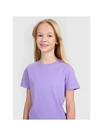 Dívčí tričko s potiskem 4F 4FJWSS25TTSHF2176-51S