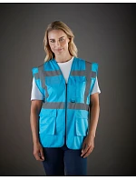 Yoko HVW 801 Hi-Vis multifunkční vesta 79.W801 hi vis yellow/purple Yoko HVW 801 Hi-Vis multifunkční vesta 79.W801 hi vis yellow/purple