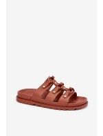 Dámské Pantofle S Pásky Camel Pasiriela