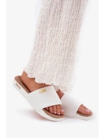 Dámské pantofle Big Star – bílé