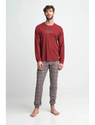 Vamp - Pohodlné dvoudílné pánské pyžamo 15951 - Vamp Vamp - Pohodlné dvoudílné pánské pyžamo 15951 - Vamp