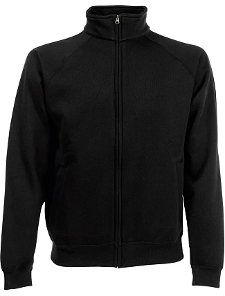 Fruit of the Loom Premium Sweat Jacket Mikina 16.2228 black