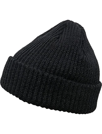 Flexfit 1502RB Žebrovaná pletená čepice 55.02RB black