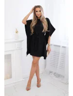 Oversize netopýří šaty černé Oversize netopýří šaty černé