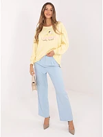 RV BL mikina A1218.11P světle žlutá