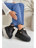 Tenisky Sportovní Dámské Boty Zateplené Na Masivní Podešvi Černé Ardiela Tenisky Sportovní Dámské Boty Zateplené Na Masivní Podešvi Černé Ardiela